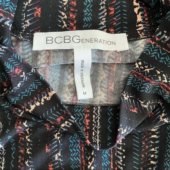 BCBGeneration Turtleneck Skater Dress Size M - Picture 5 of 6